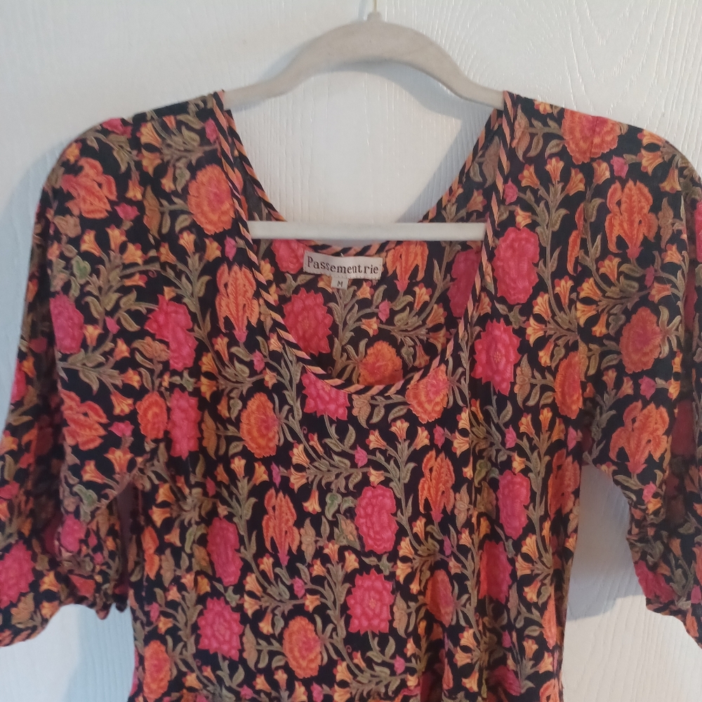 Passementrie santa fe dress